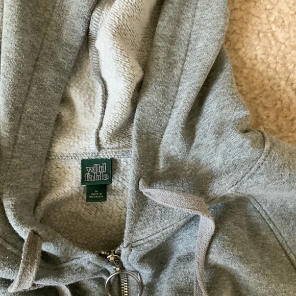 wild fable crop hoodie jacket - Picture 2 of 2